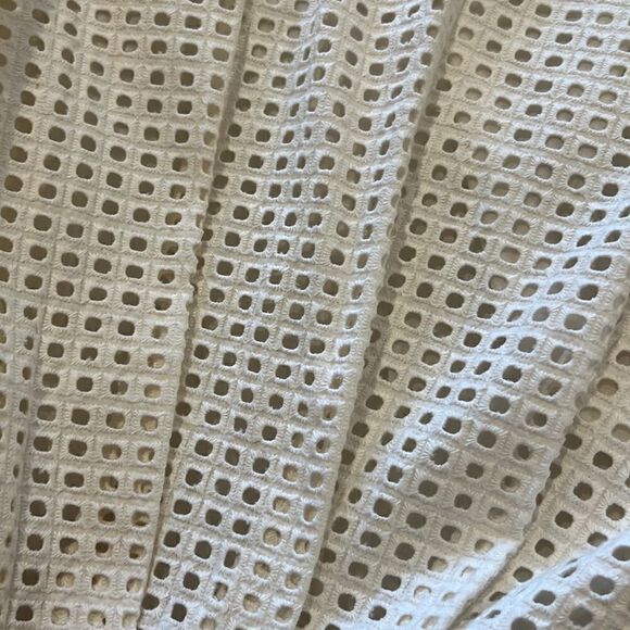 Joie white eyelet cotton high waist skirt XS - Picture 6 of 7